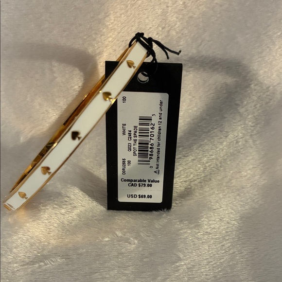 Kate Spade Gold and White Studded Bracelet - Picture 3 of 3